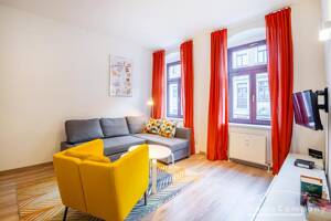 117812 HomeCompany Dresden Möbliert/Furnished 2-Zimmer Apartment in Dresden-Neustadt max. 2 Personen – 1099 Dresden – Vorschaubild 3