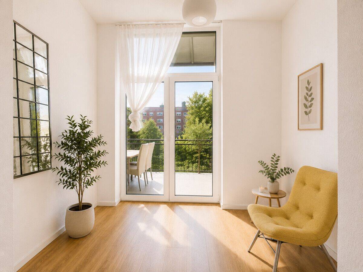 Energieeffiziente Erdgeschosswohnung (A+) mit Gartenanteil, Ankleidezimmer und großem Badezimmer – Hannover – Vorschaubild 9