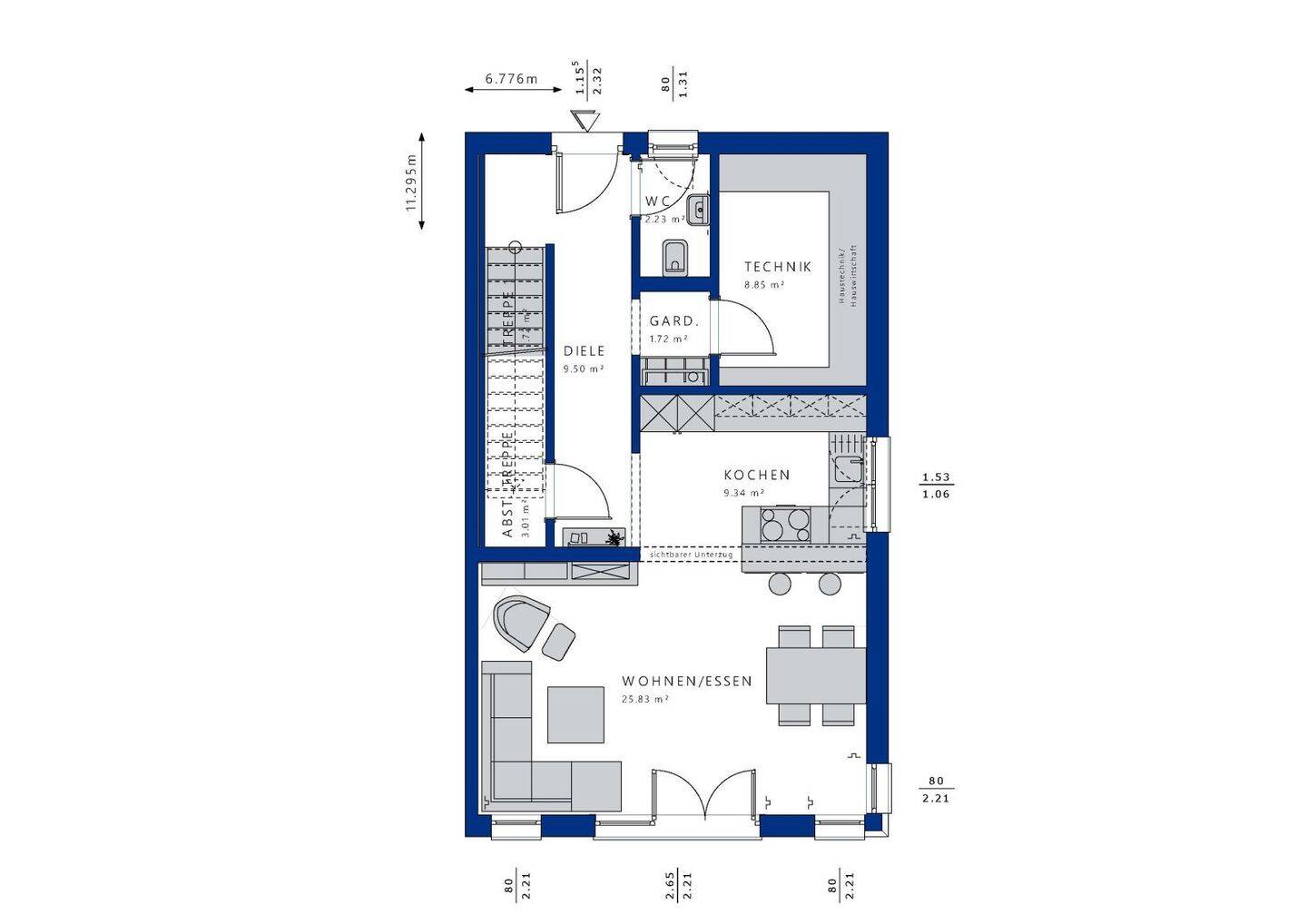 VERSBACH FELDRANDLAGE TOLLE DOPPELHAUSHÄLFTE FREI GESTALTBAR UND VOLL FÖRDERFÄHIG – Würzburg – Vorschaubild 4
