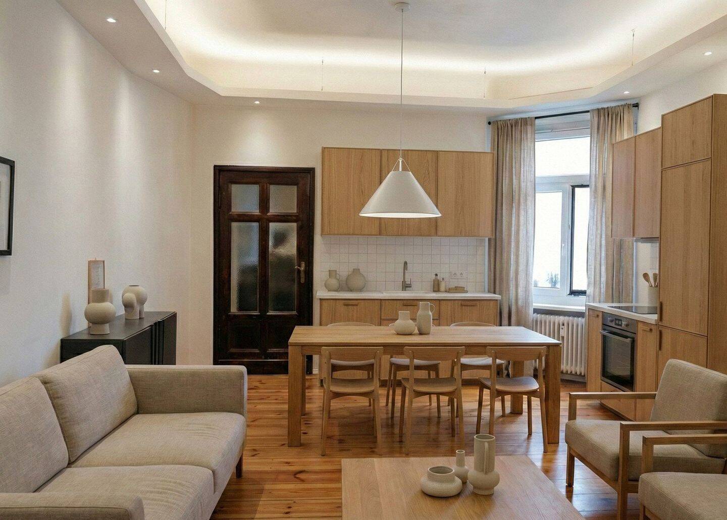 Bezugsfreie 3-Zimmer-Altbauwohnung mit Charme im 4. OG - saniert, mit Wohnküche – Berlin – Vorschaubild 3