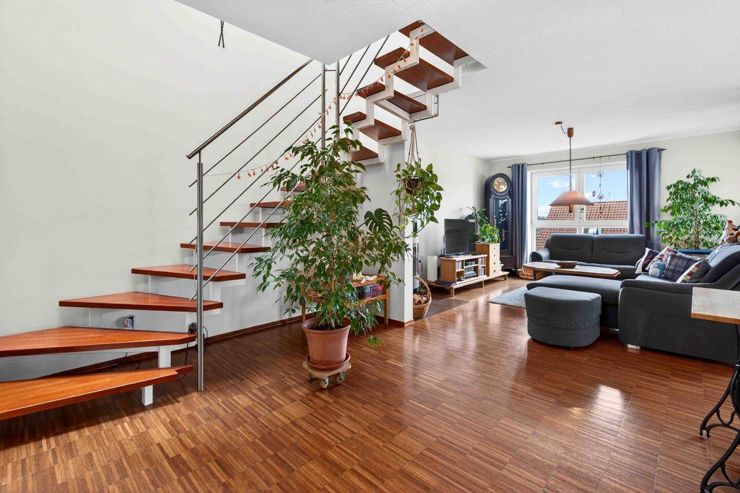 Großzügige Maisonettewohnung mit Balkon in ruhiger Lage von Blaustein