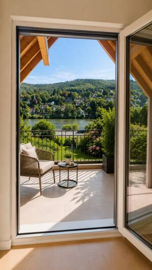Exklusive Wohnung mit Neckarblick in Heidelberg - modernes Wohnen in hochwertiger Architektur