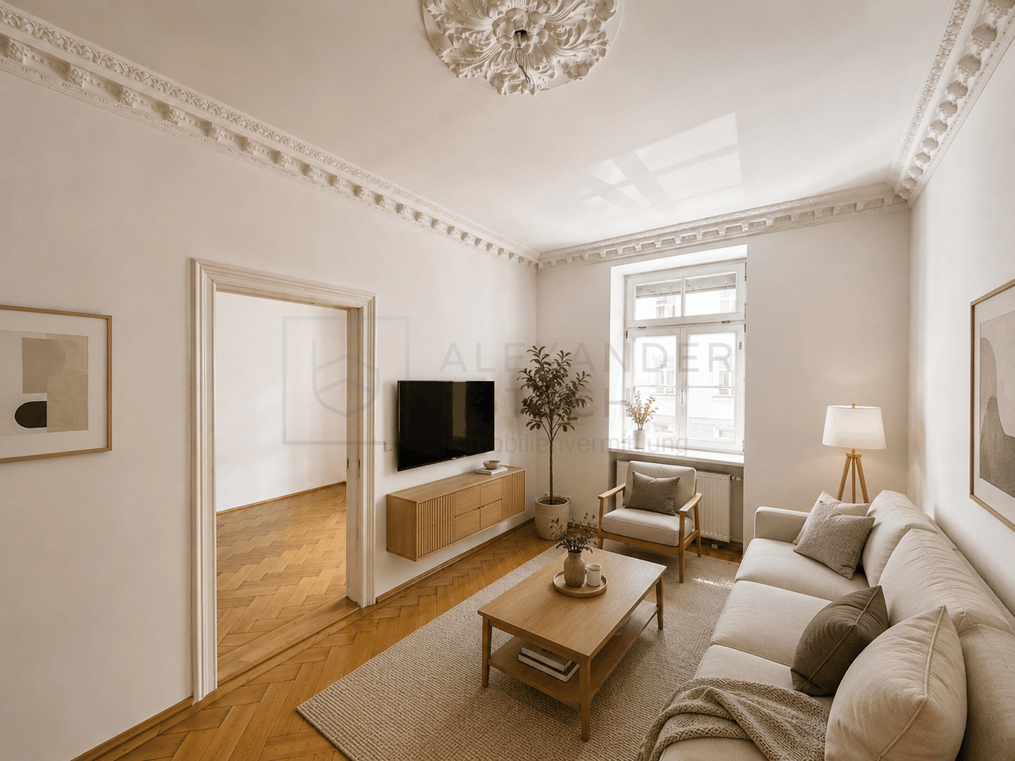 Mehrfamilienhaus nahe Rotkreuzplatz - WE 4 - 1. OG - 2-Zimmer-Altbau mit Balkon – München – Vorschaubild 8