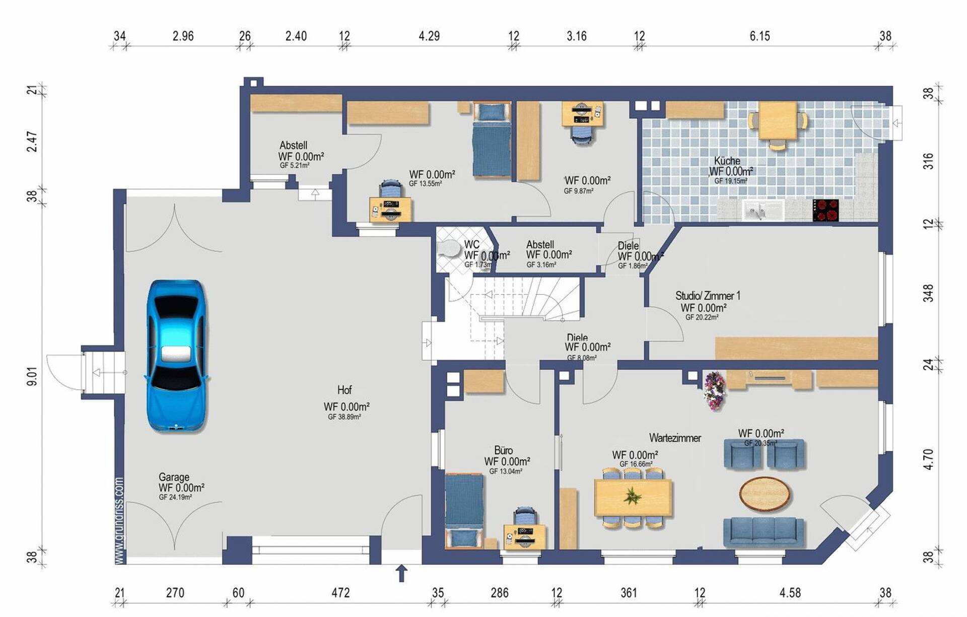 Mehrfamilienhaus in 67227 Frankenthal (Pfalz) mit 224 m² kaufen