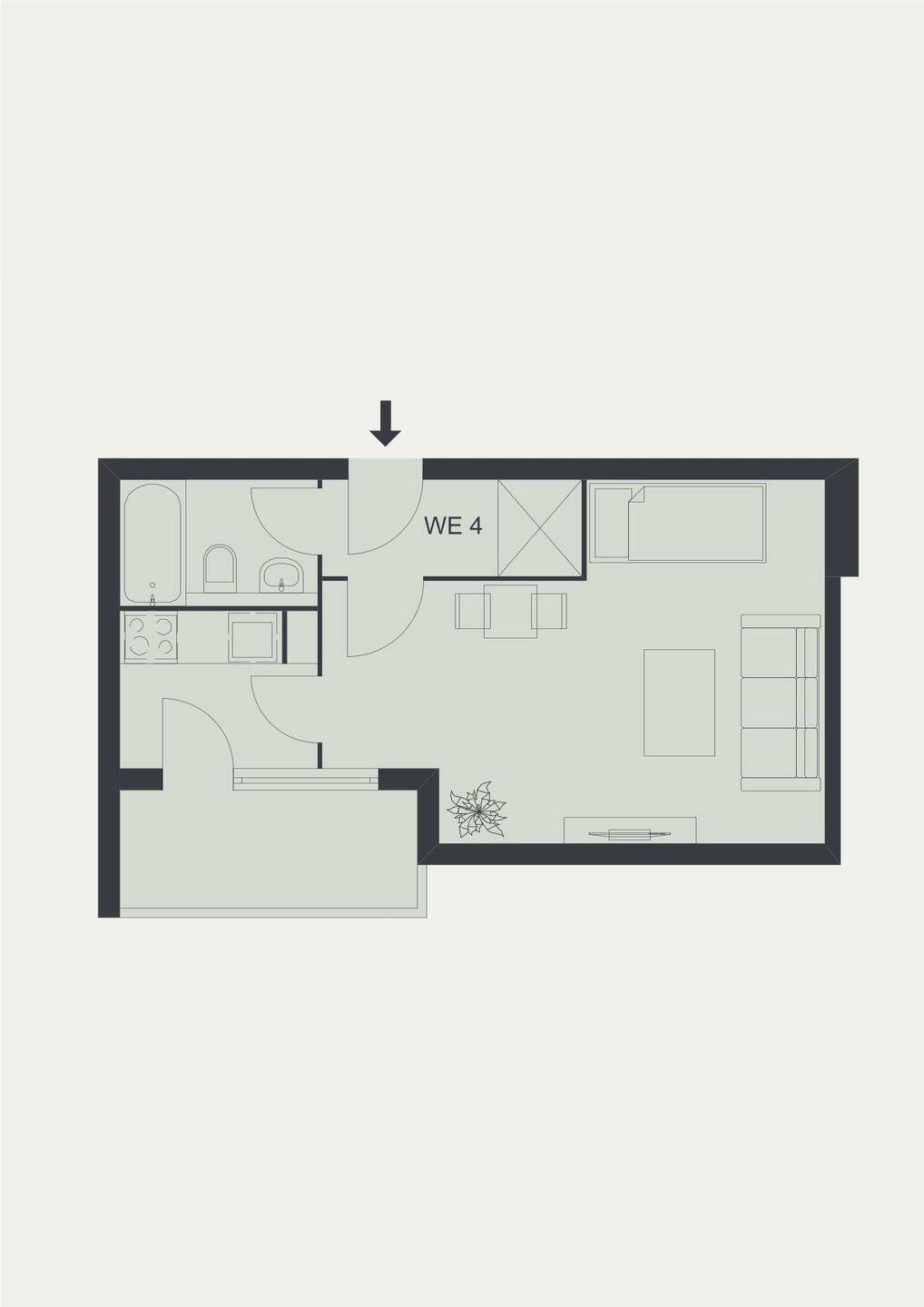 Kleines Investment im Herzen von Steglitz - 1-Zimmer -Wohnung mit Südbalkon- vermietet! – Berlin – Vorschaubild 2