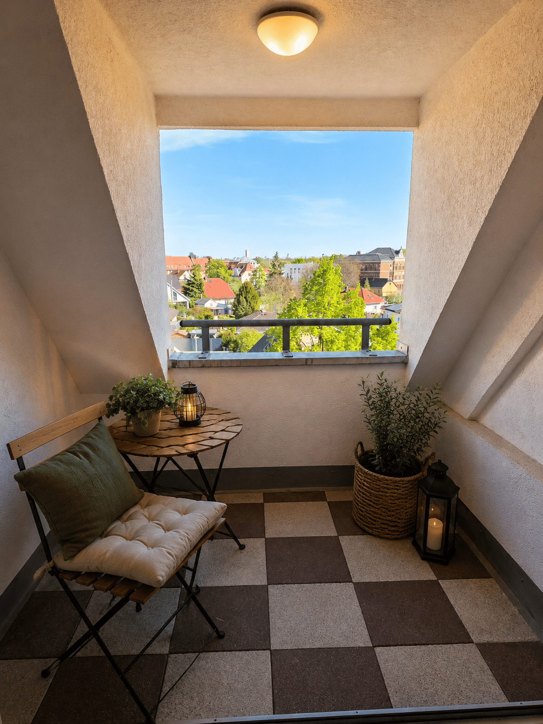 Über den Dächern - offene Dachgeschosswohnung mit 2 Zimmern, Loggia und Dachboden