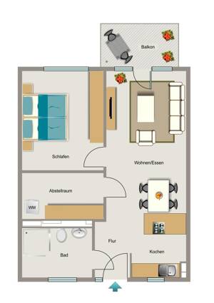 Bezugsfertige Wohnung - Einfach Möbel rein und Füße hoch! – 44135 Dortmund – Vorschaubild 2
