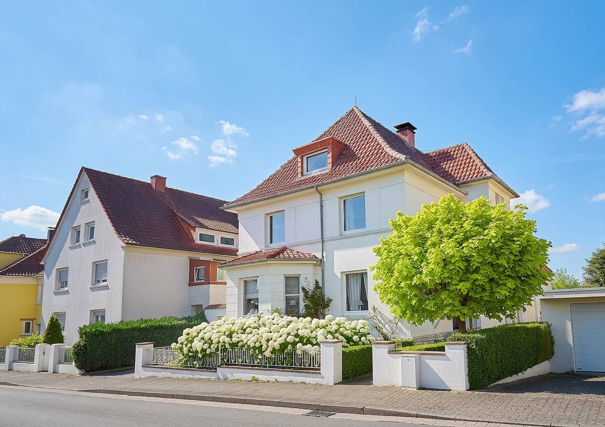 Liebevoll renovierte Stadtvilla mit Garten in zentraler Lage von Detmold – Detmold – Bild 1 von 9