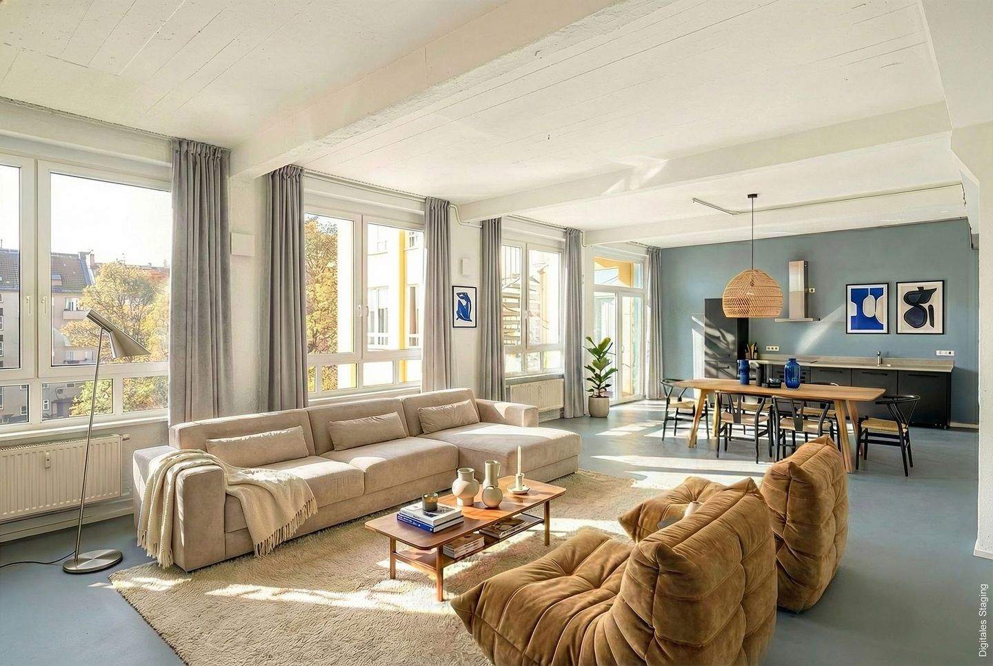 Authentisches Loft nahe des beliebten Richardplatzes – Berlin – Bild 1 von 9