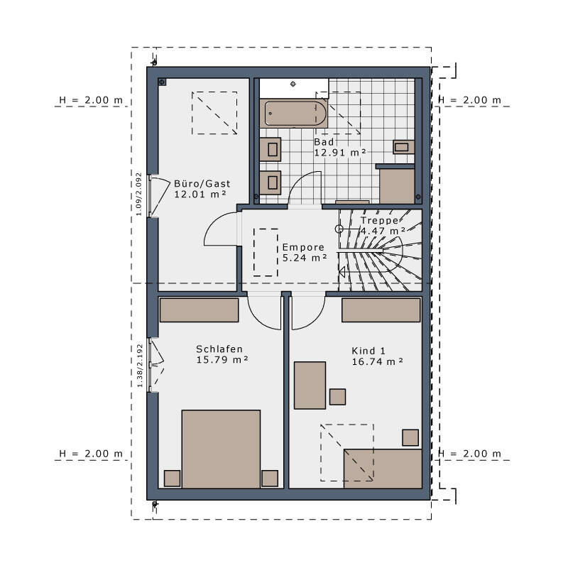 DIE Gelegenheit in Ziegelstein- Einzigartiges 4-Zimmer-Doppelhaus incl. Grundstück – Nürnberg – Vorschaubild 5