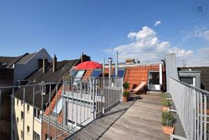 Atelierflair -möbliert - mit 30 m² Dachterrasse über den Dächern der Südstadt – 50677 Köln – Vorschaubild 3