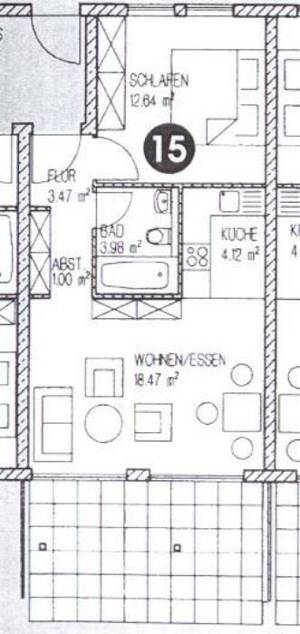** 2-Zimmer-Terrassen-Whg. mit Einbauküche in ruhiger Lage** – 4179 Leipzig – Vorschaubild 2