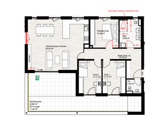 Traumhaftes Penthouse in Langweid – modern, hochwertig & ERSTBEZUG – 86462 Langweid am Lech – Vorschaubild 1