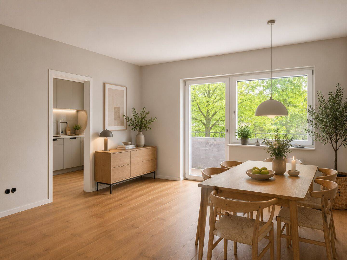 Bezugsfertig, sanierte 1-Zimmer-Wohnung mit Balkon & hochwertiger Ausstattung in Schwabing