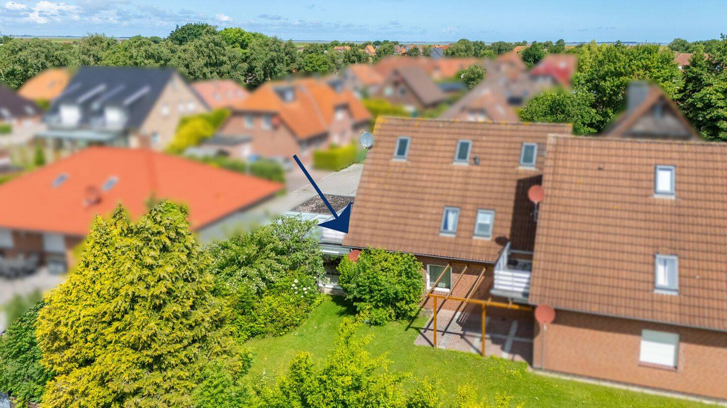 Seniorengerechte Erdgeschosswohnung in Sackgassenlage von Neßmersiel