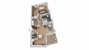 Wohnquartier "Am Handorfer Markt": Zukunftsweisend wohnen mit Energieklasse A+ - WE1 – 48157 Münster – Vorschaubild 3