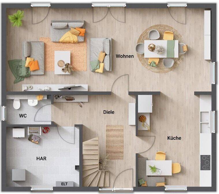 Hier kommt DEIN Haus! Schönes, geräumiges Massivhaus mit viel Platz für alle Wünsche in Schmalkalden – Schmalkalden – Vorschaubild 6