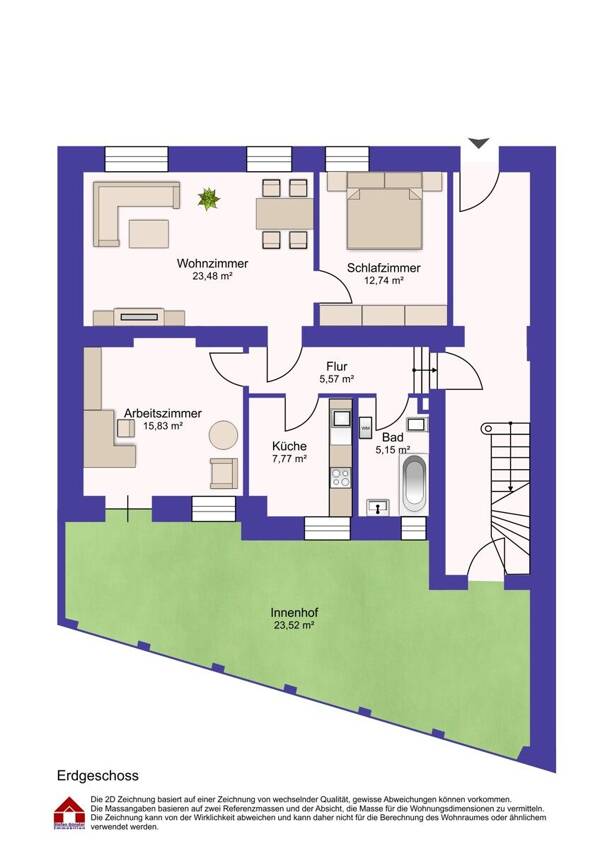 Erdgeschosswohnung in 50672 Köln-Neustadt-Nord mit 82,3 m² kaufen