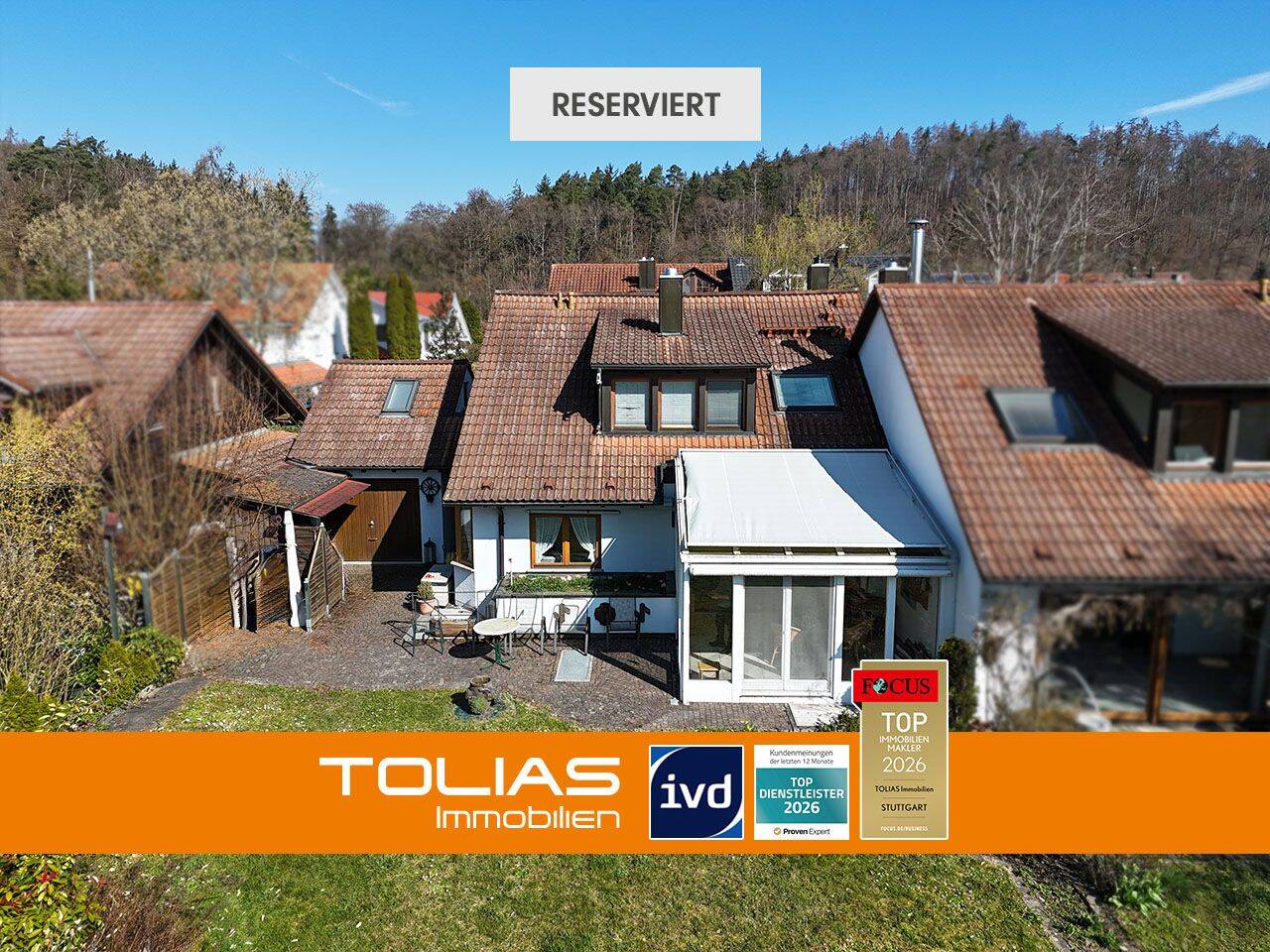 Zwischen Bodensee und Bergkulisse - vielseitiges Haus in ruhiger Lage mit Garten & Einliegerwohnung – Allensbach – Bild 1 von 9