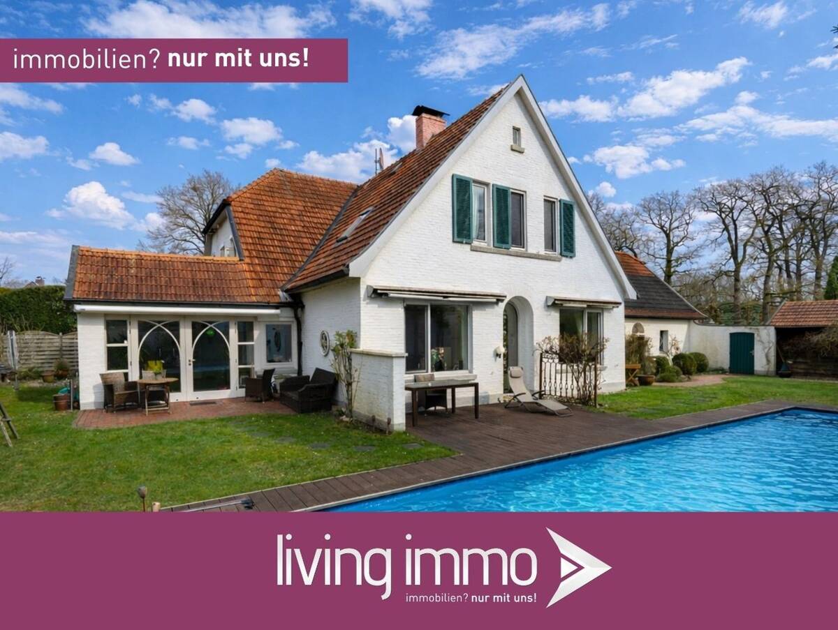Traumhaftes Einfamilienhaus für große Familien auf parkähnlichem Grundstück mit extra Baugrundstück – 26125 Oldenburg – Bild 1 von 9