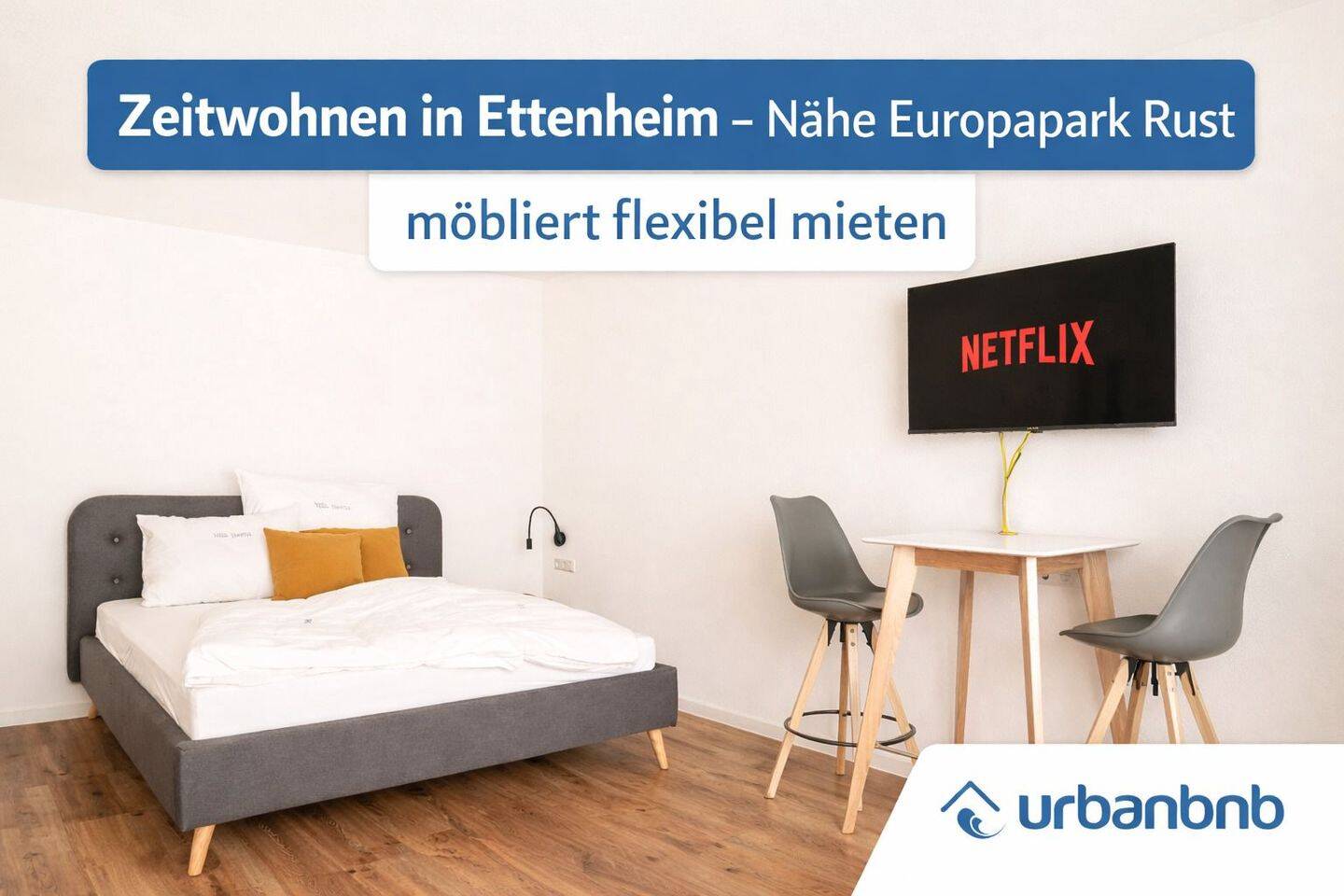 Möbliertes Wohnen auf Zeit in Ettenheim - attraktive 1-Zimmer-Wohnung ab 1 Monat