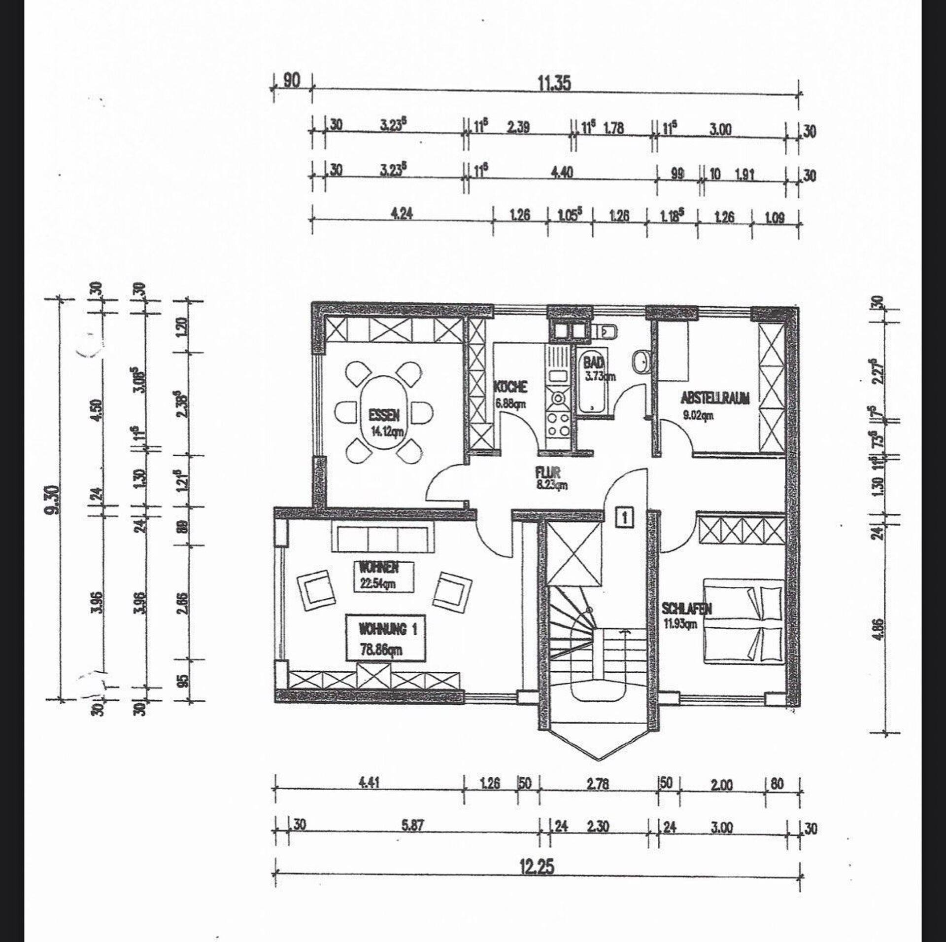 Etagenwohnung in 67657 Kaiserslautern mit 79 m² kaufen