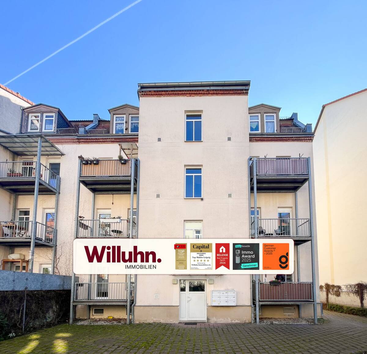 Charmantes Zuhause mit Balkon in gepflegter Wohnanlage – 4177 Leipzig – Bild 1 von 9
