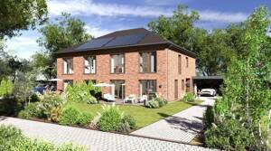 Neu/Oberneulander Mühle: Attraktive Doppelhäuser "Mühlengarten I " - Ihr neues Zuhause, im Herzen von Oberneuland - Baubeginn erfolgt – 28355 Bremen – Vorschaubild 1
