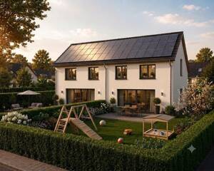 Zwei schlüsselfertige Doppelhaushälften mit Photovoltaikanlage in Worzeldorf