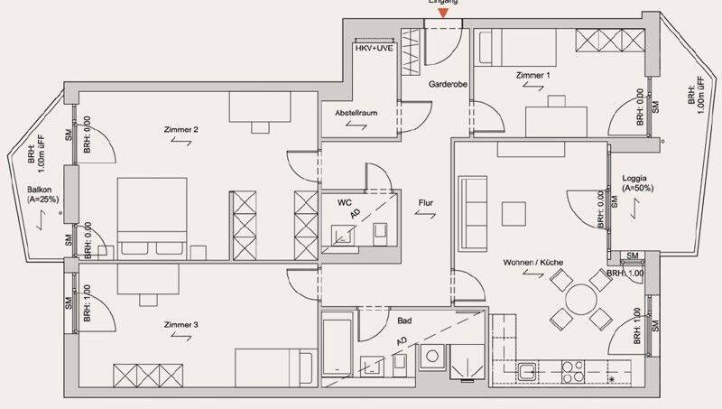 Nette Nachbarn gesucht: günstige 4-Zi.-Wohnung im Erstbezug – Leipzig – Vorschaubild 6