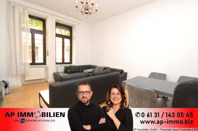 RHEINGAUVIERTEL - WOHNUNG ZUM VERLIEBEN - 3 Zimmer, 2 Bäder, Küche, 74 m²