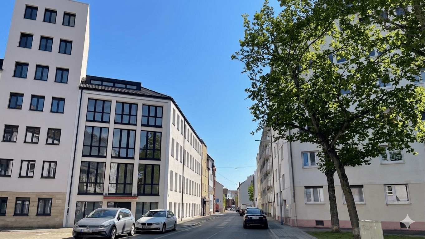 neue 2 Zimmer Wohnung mit Balkon moderner Einbauküche – Nürnberg – Vorschaubild 2