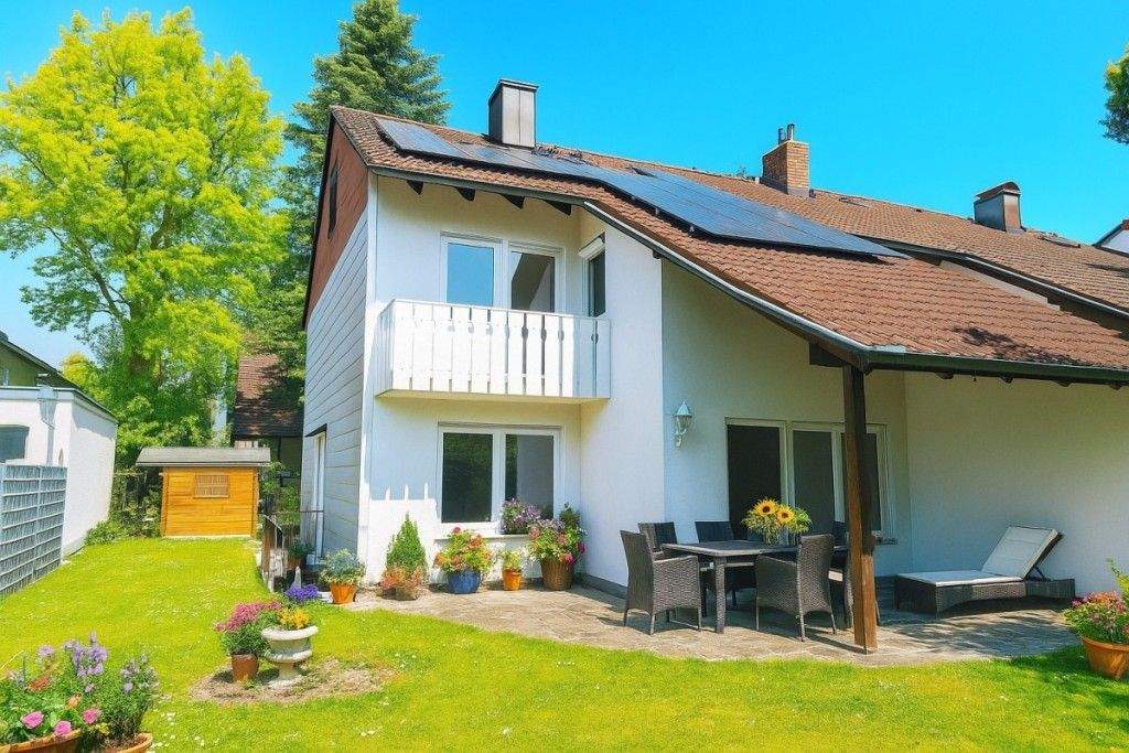 **Komfortabler Familienwohntraum** Tolles REH mit EBK, herrlichem Garten und Garage – Neufahrn bei Freising – Bild 1 von 9