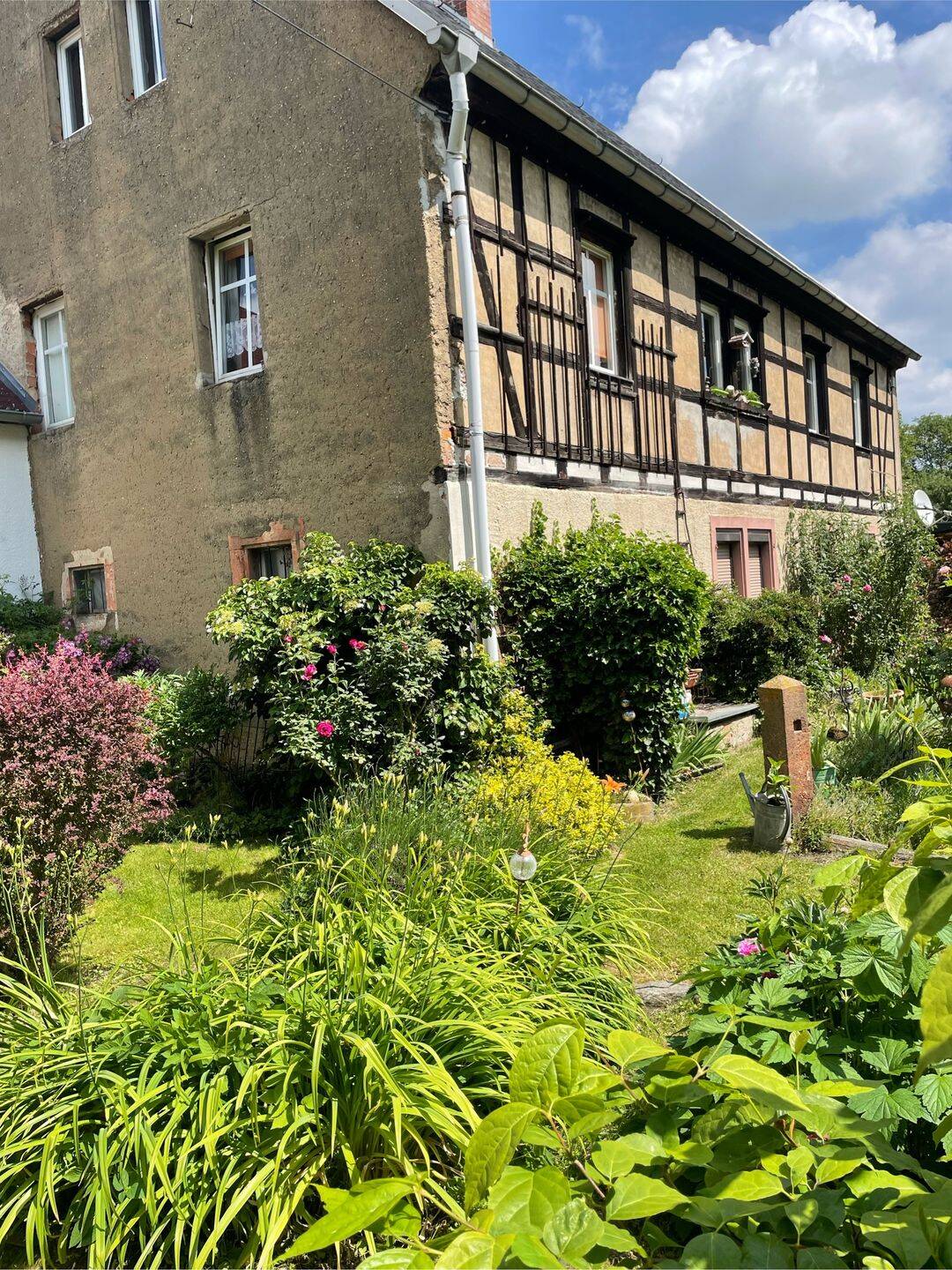 Vielseitiges Bauerngut mit Werkstatt, Garagen und großem Garten - Wohnen, Arbeiten und Verwirklichen – Geithain – Vorschaubild 3