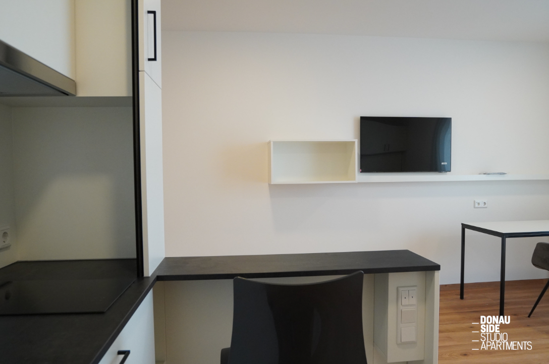 DONAU SIDE: Modernes Studio Apartment mit Terrasse, Fitnessstudio & Co-Working – Ingolstadt – Vorschaubild 5