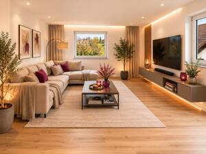 Exklusives, helle 4,5-Zimmer-Penthouse mit Traumterrasse und Panoramablick, 2 Bädern und Stellplatz – 76316 Malsch – Vorschaubild 2