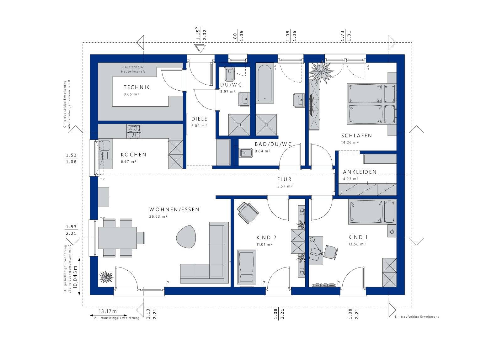 Riesiges Grundstück, individueller Bungalow, bezahlbar - was wollen Sie mehr? – Kroppach – Vorschaubild 9