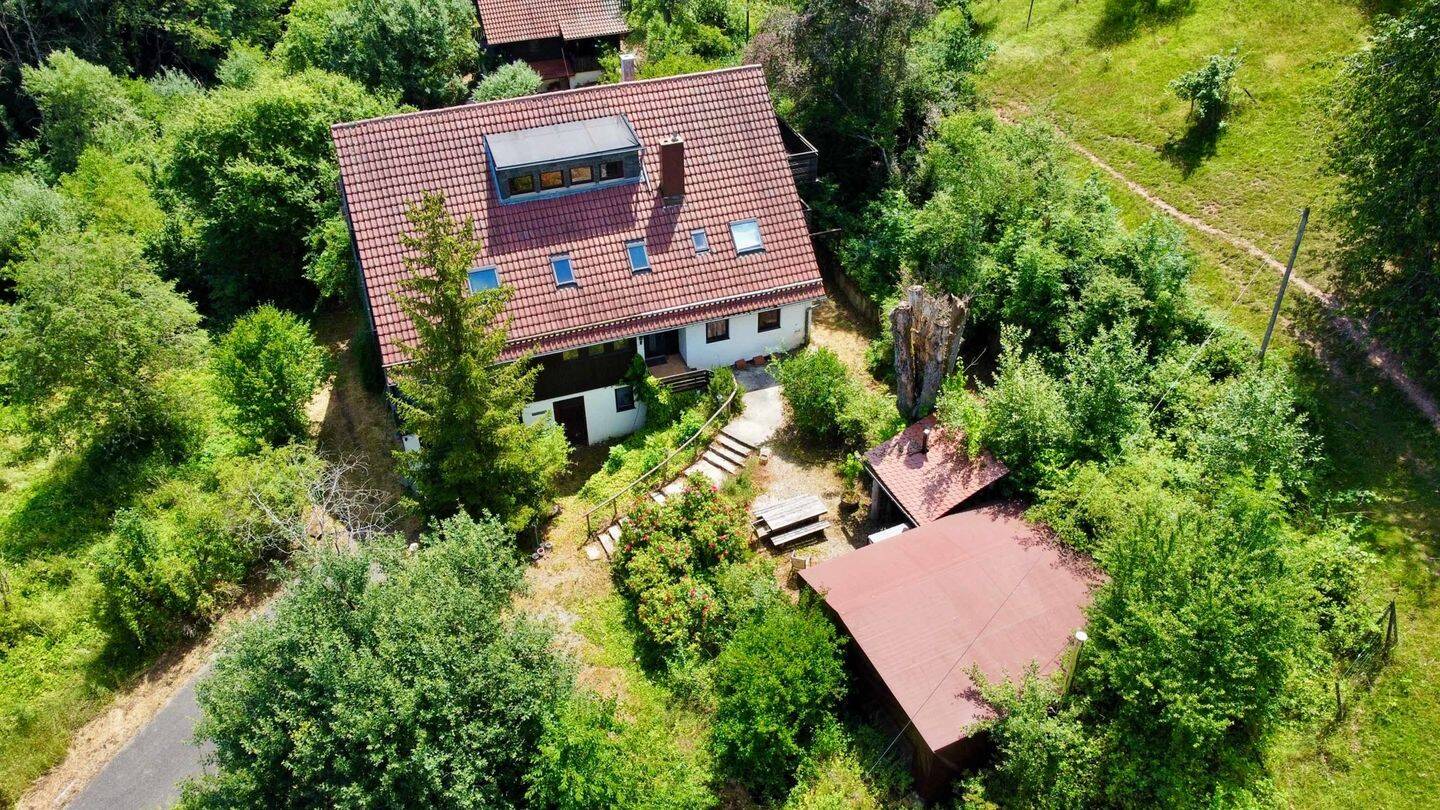 Traumkulisse mit Talblick: 3,5 ha für Wohnen, Arbeit, Freizeit, Tierhaltung und kreative Projekte – Oberrot – Vorschaubild 7