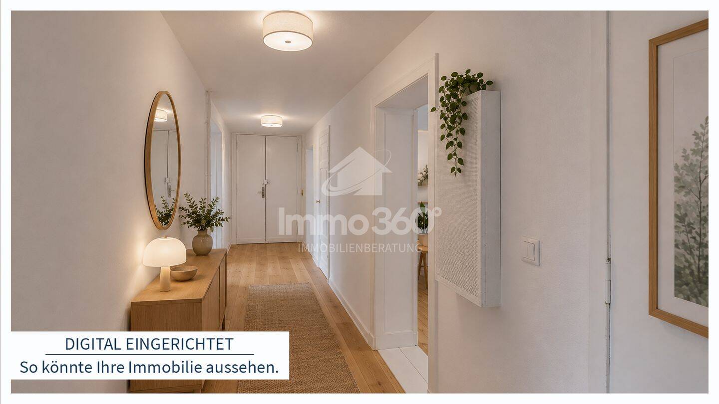 3-Zimmer-Altbauwohnung mit Eichenparkettboden – Berlin – Vorschaubild 3