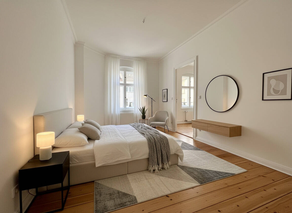 Stilvoller Altbau im 3. OG: Lichtdurchflutet, renoviert & mit Balkon zum ruhigen Innenhof – Berlin – Vorschaubild 4
