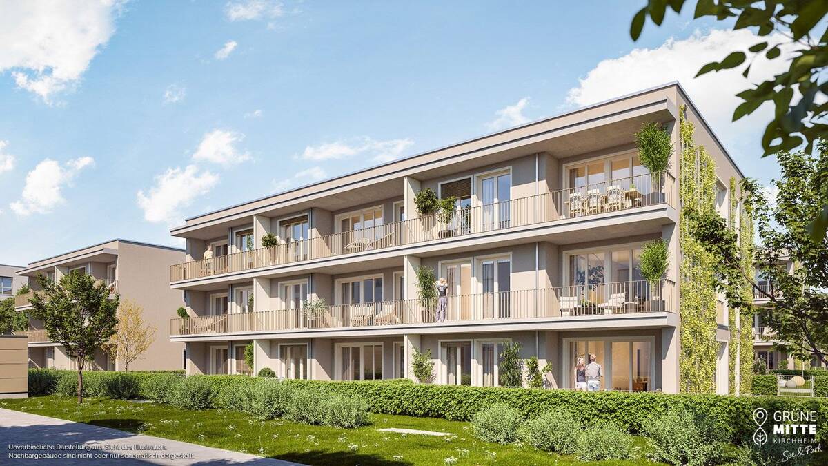 2-Zi.-Gartenwhg. mit großzügigem Wohn- u. Essbereich u. Terrasse in Südausrichtung – 85551 Kirchheim bei München – Bild 1 von 8