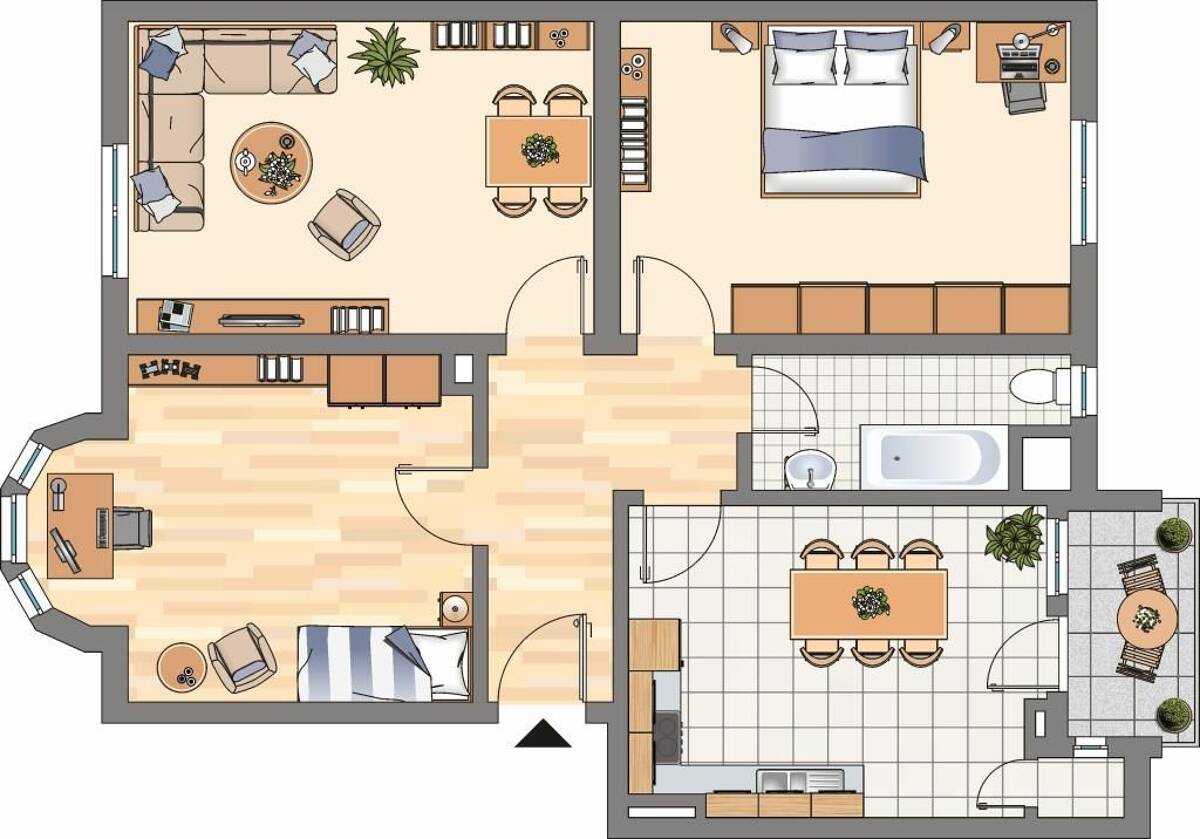 Bald verfügbar: 3 Zimmer Wohnung in Bochum-Innenstadt – 44789 Bochum – Bild 1 von 4