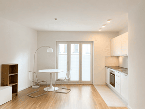 Zentrales 1-Raum-Apartment | Einbauküche | Fußbodenheizung | Energieeffizienzklasse A+ – 4315 Leipzig – Vorschaubild 3