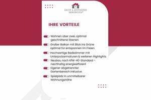 Großzügige 4-Zimmer-Maisonette mit Balkon & privatem Gartenanteil in Sasel – 22393 Hamburg – Vorschaubild 2