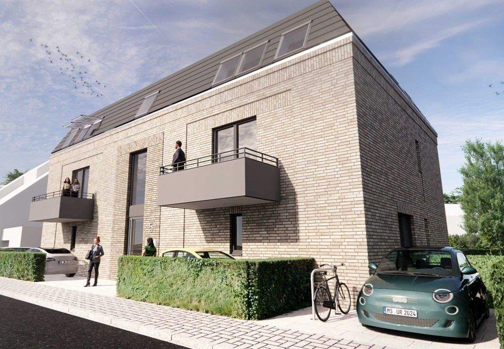 Möblierte 1-Zimmer-Wohnung mit Terrasse und Kochnische – Münster – Vorschaubild 7