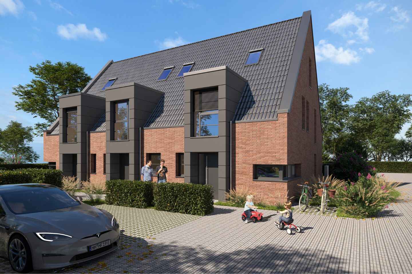 Raum fürs Leben! Modernes Neubau-Stadthaus – Hamburg – Vorschaubild 3
