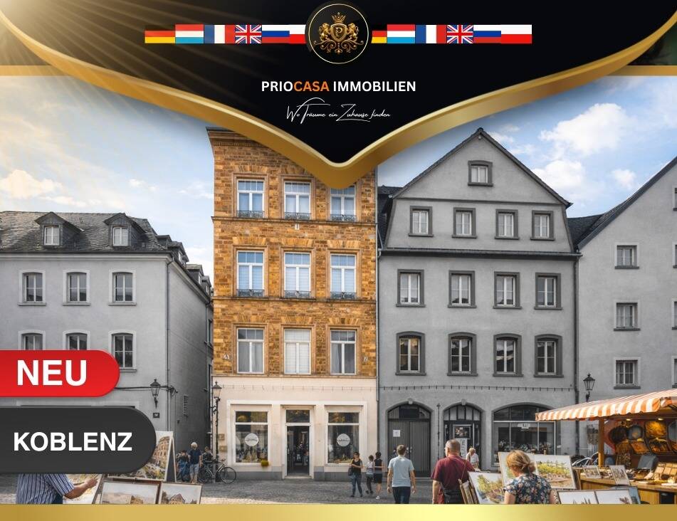 Rendite-Juwel am Fuße der Festung: Saniertes Eckhaus mit 7 Einheiten & Panoramablick – Koblenz – Bild 1 von 9