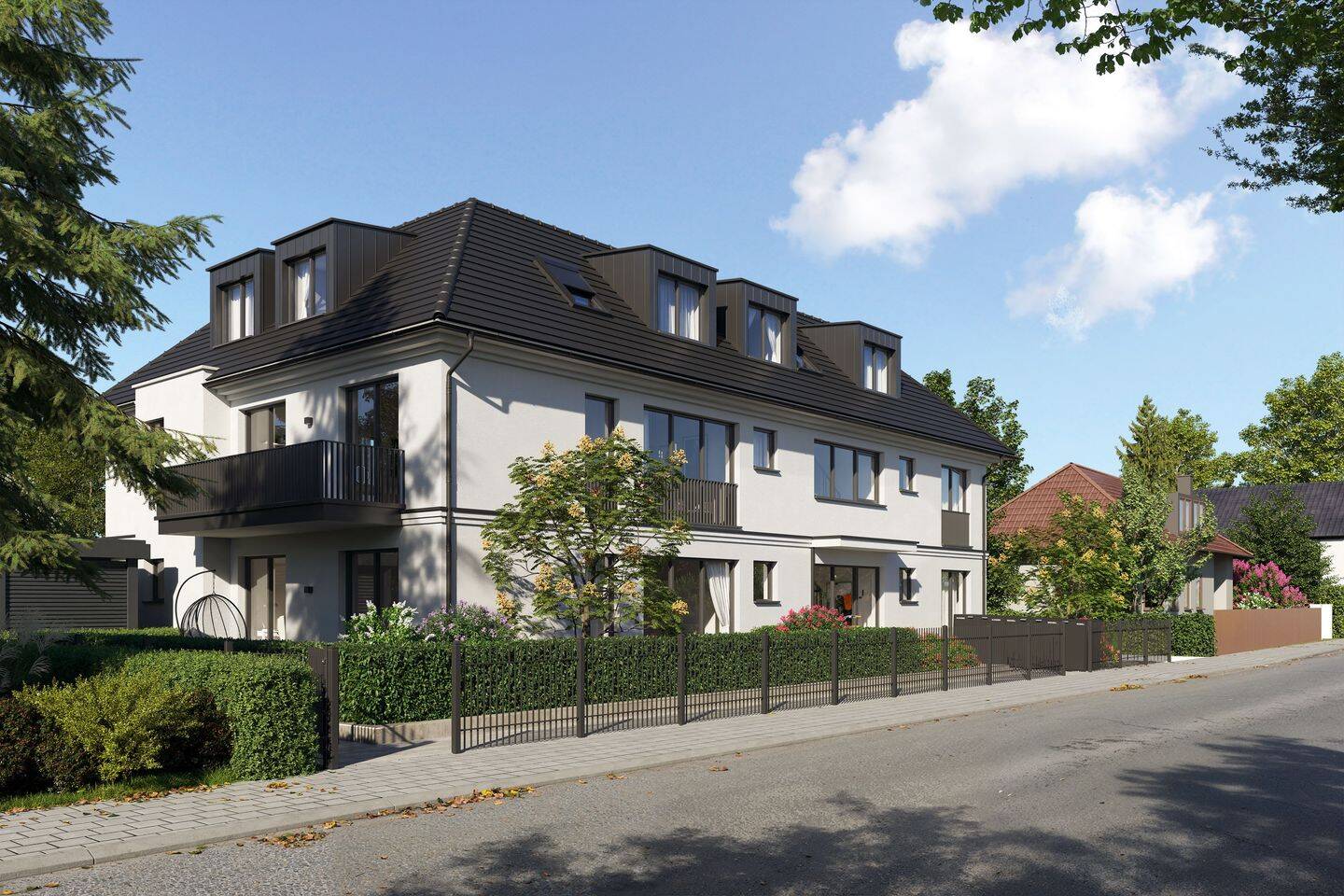 Traumhafte Neubau-Dachgeschosswohnung mit 2-Zimmern, S-Bahn-Nähe und wunderschönen Sonnenuntergängen