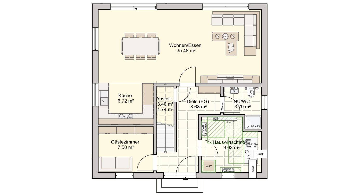 Neubau-Stadtvilla mit Grundstück in 55593 Rüdesheim – Rüdesheim – Vorschaubild 3