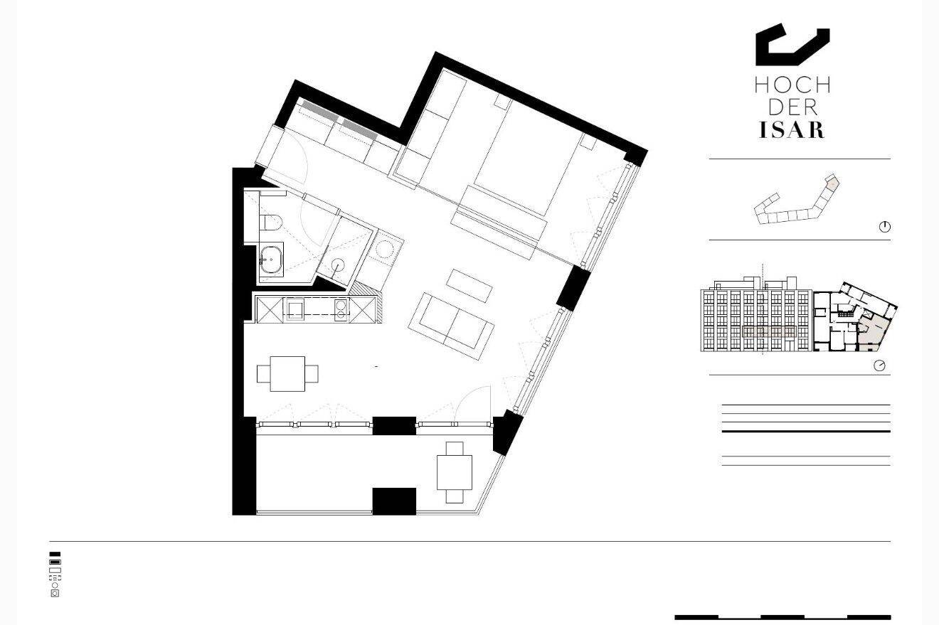 Exklusive Designerwohnung im HOCH DER ISAR l Concierge l Fitnessraum l Dachterrasse l TG-Stellplatz